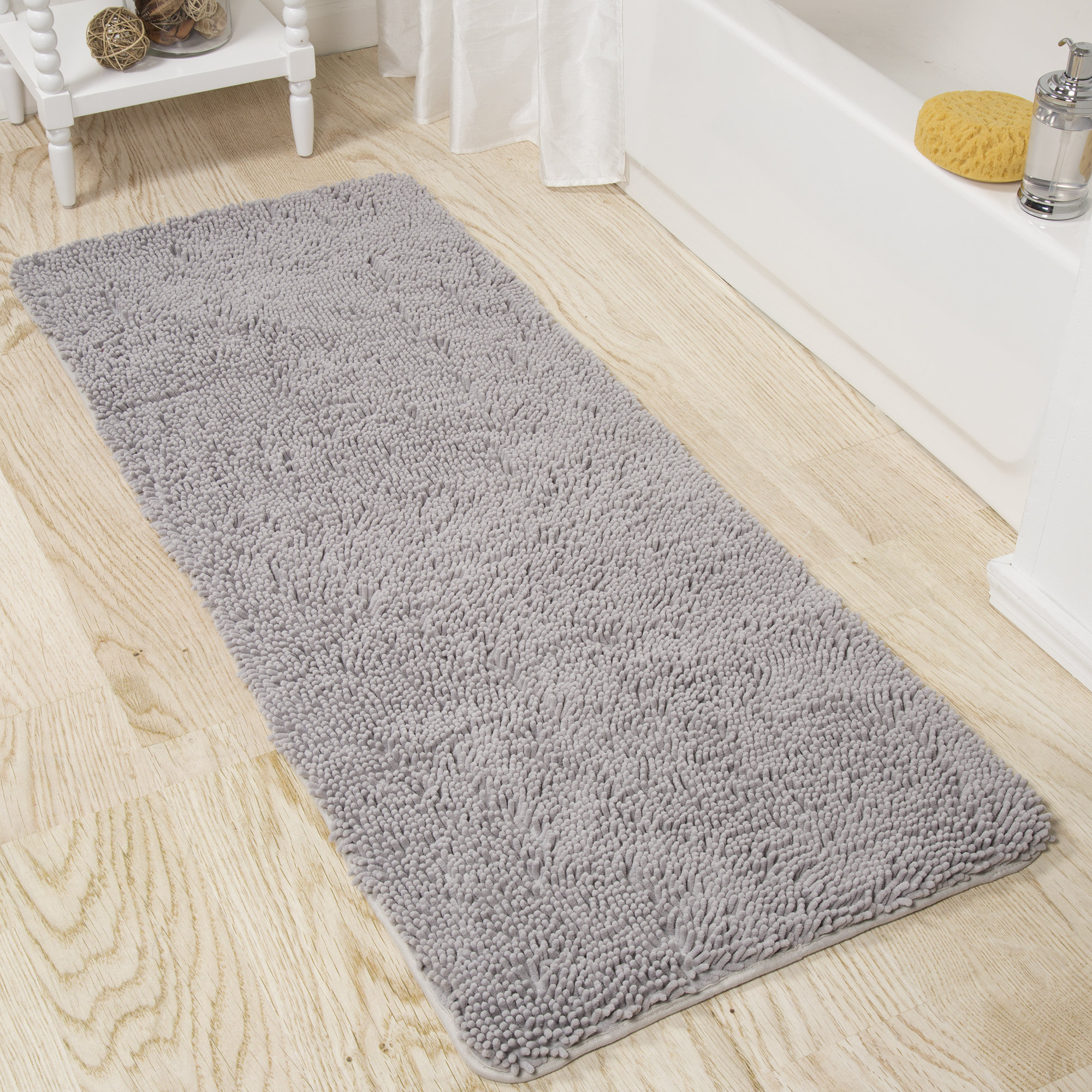 PLYH Memory Foam Shag Bath Rug & Reviews Wayfair
